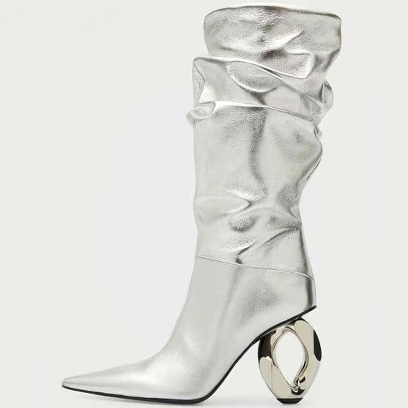 Sexy Stiefel mit mittelhohem Absatz