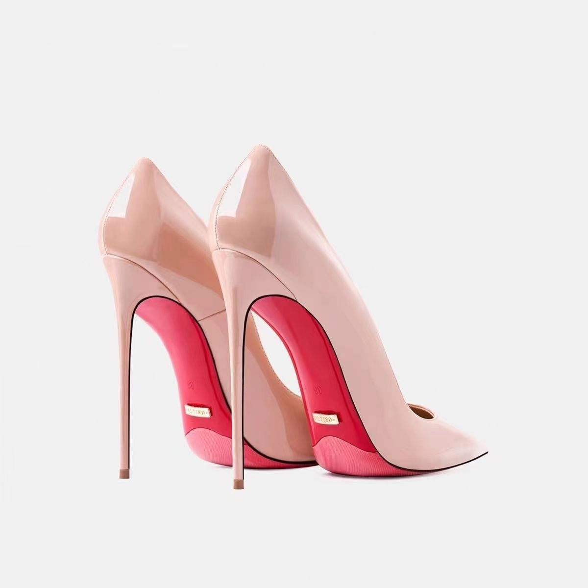 Damen High Heels mit Stilettoabsatz, 12 cm, weiche Sohle