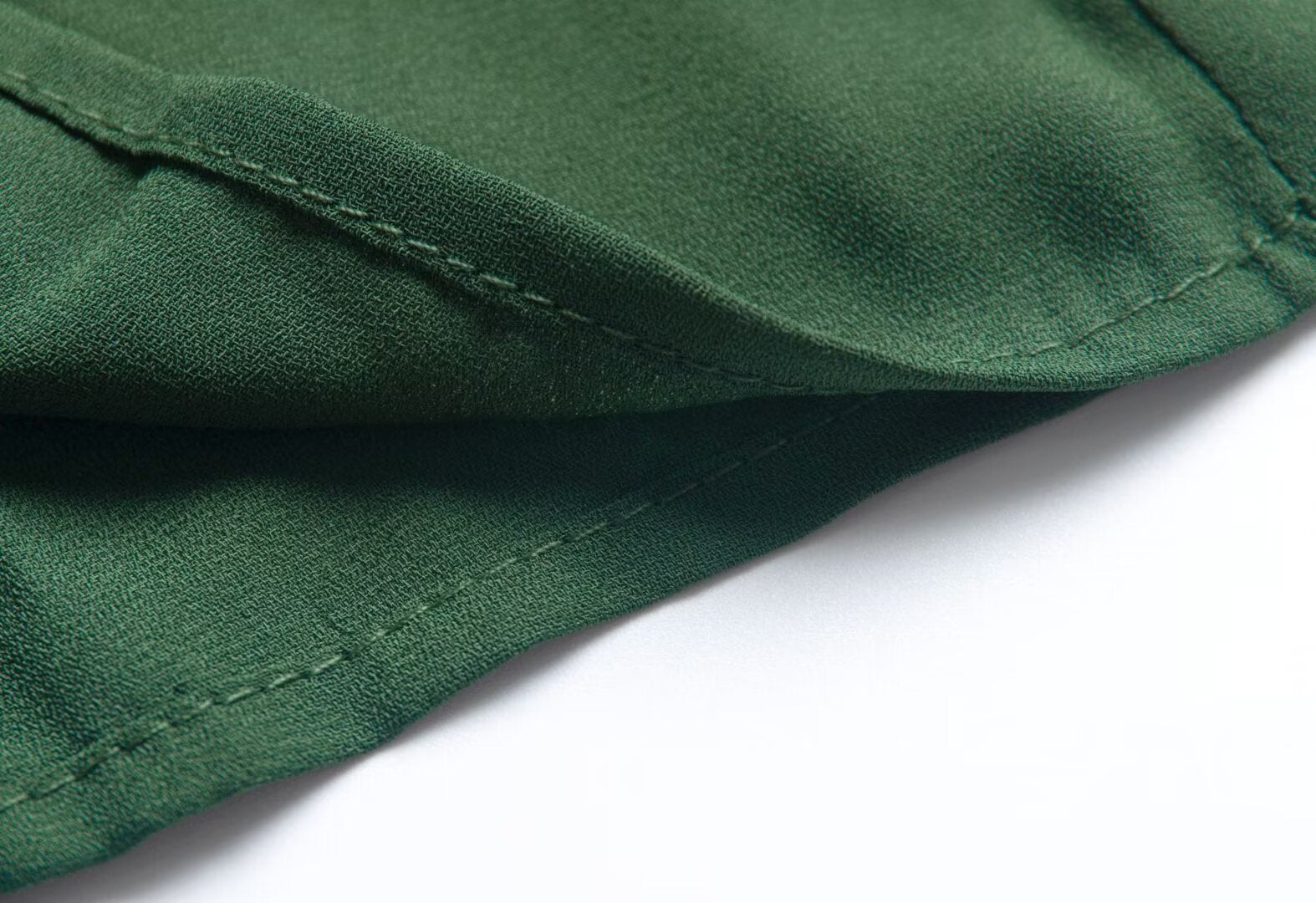Summer Solid Color Dress Women Slim Fit Side Slit Green Mid Length Lace Up Cami Dress