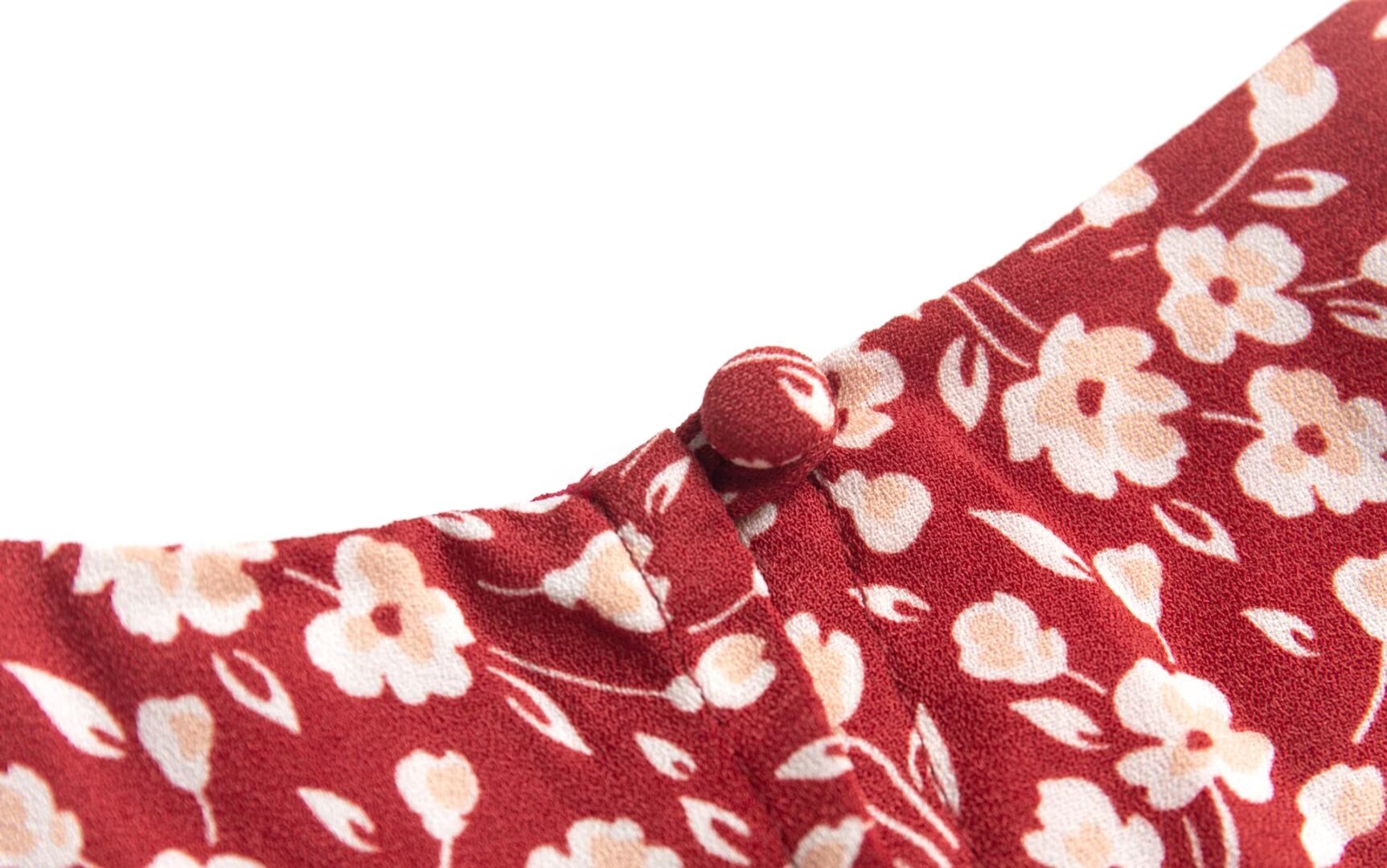 French Holiday Red Bottom Floral Round Neck Tight Waist Split Dress Summer Sexy Backless Midi Dress