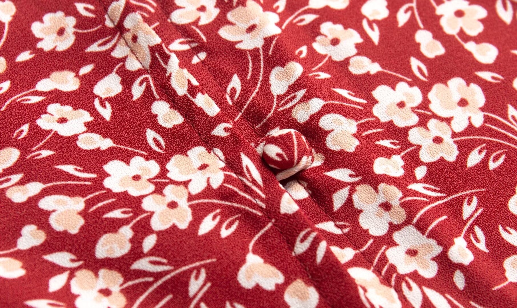 French Holiday Red Bottom Floral Round Neck Tight Waist Split Dress Summer Sexy Backless Midi Dress