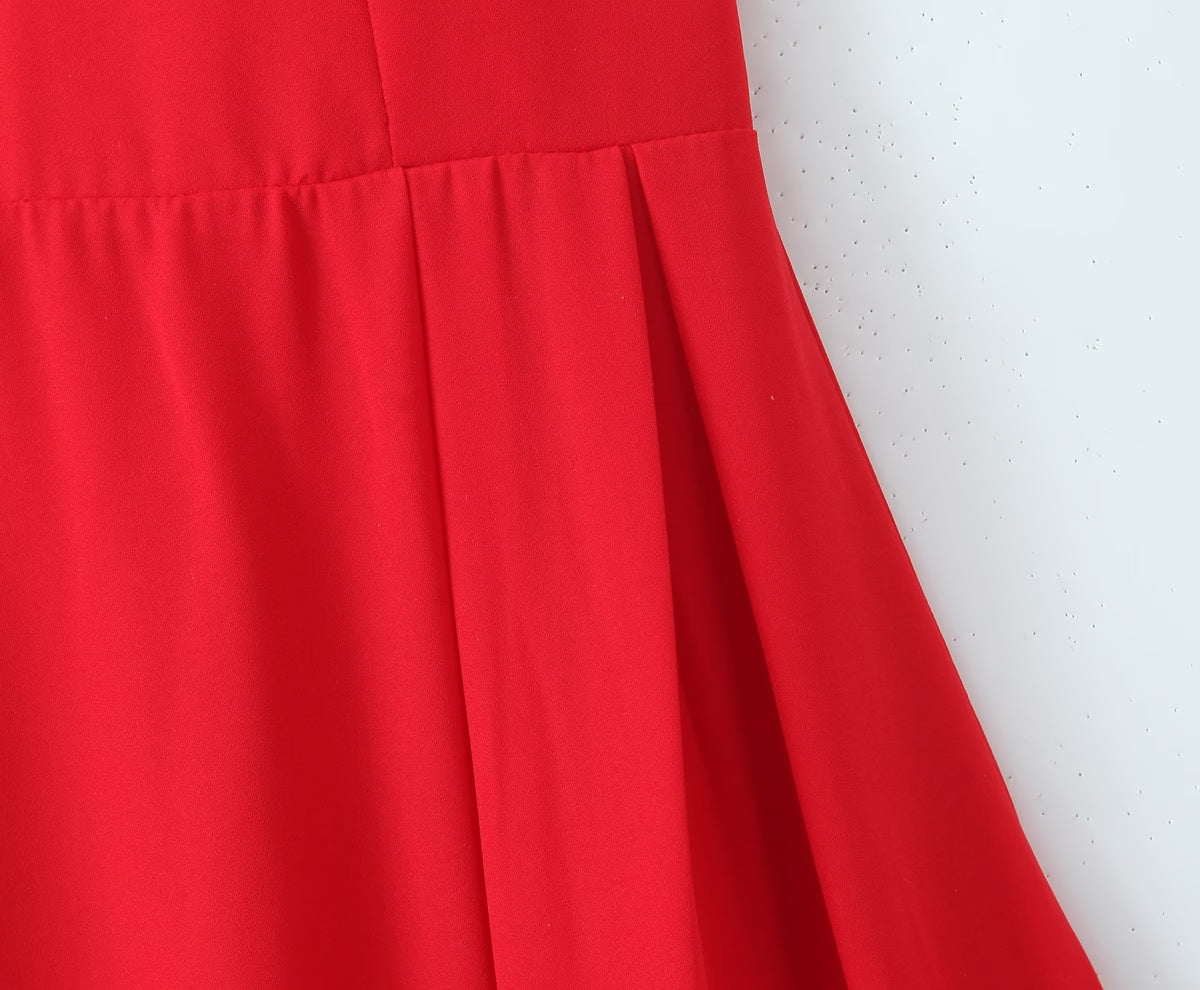 Women Clothing Low Cut V neck Sexy Elegant Maxi Dress