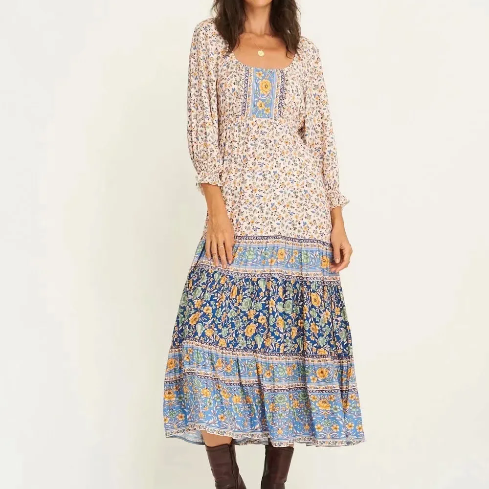 Autumn Women Clothing Positioning Long Sleeve Dress