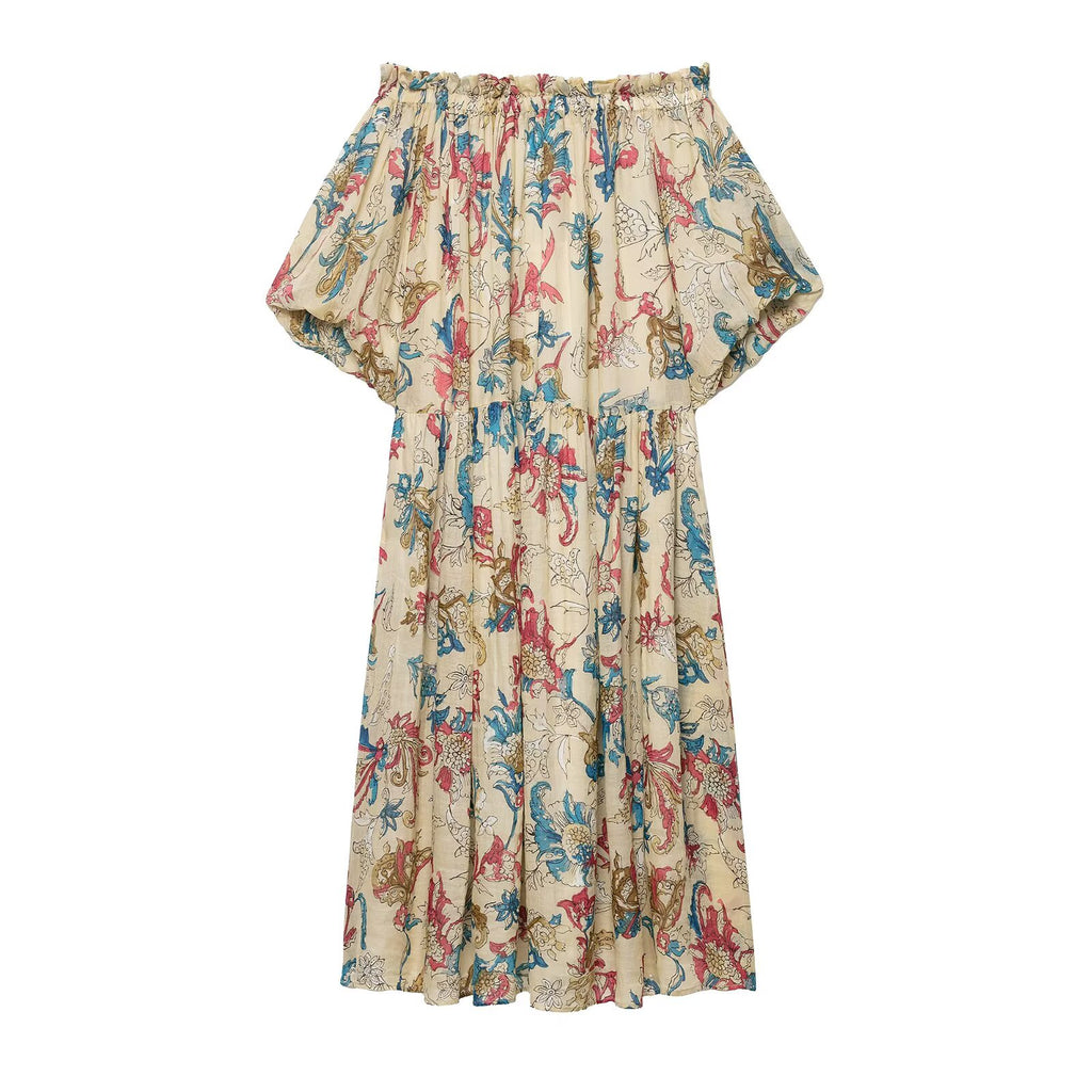 Printing Dress Design Spring Women Clothing