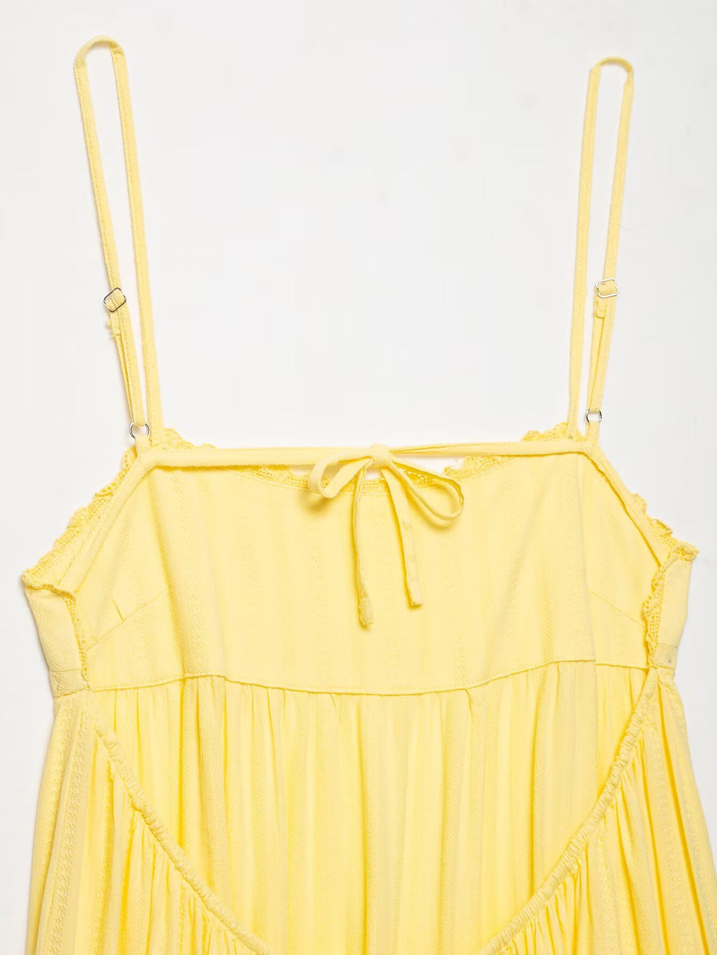 Casual Loose Big Backless Women Clothing Vacation Dress Yellow