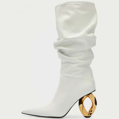 Sexy Stiefel mit mittelhohem Absatz