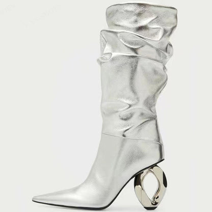 Sexy Stiefel mit mittelhohem Absatz