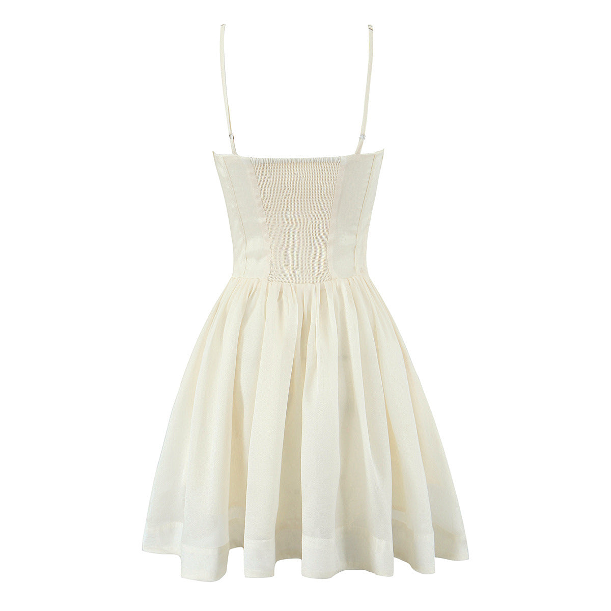 Bow Sling Dress Women Sexy Fairy Temperamental Waist Slimming Vacation Dress
